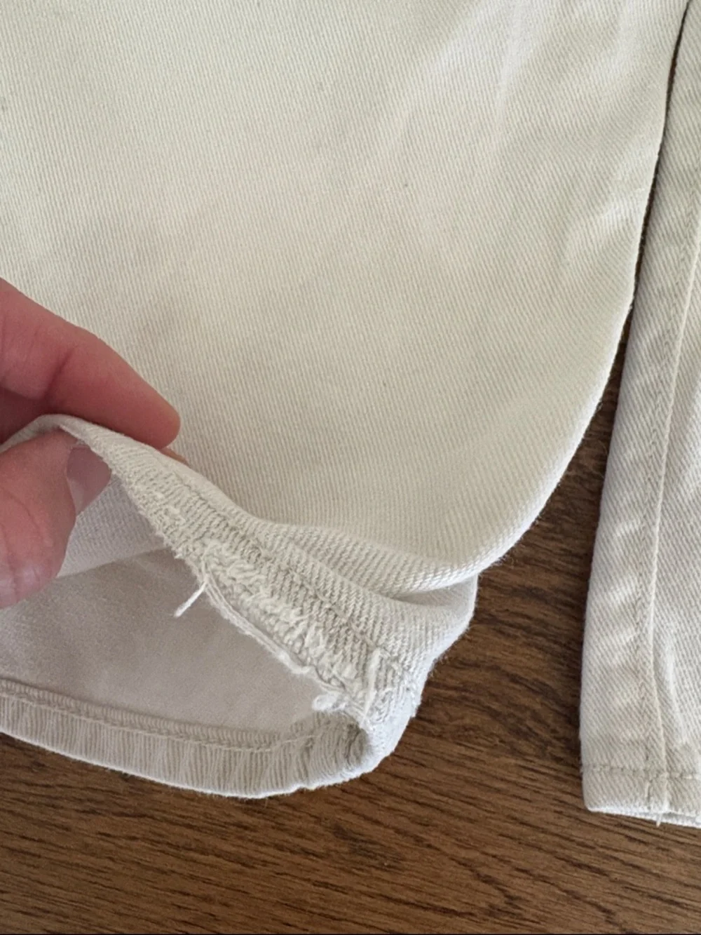 Old Navy Khaki Cream High-Rise Baggy Pants 6-7Y 100% cotton natural fibers